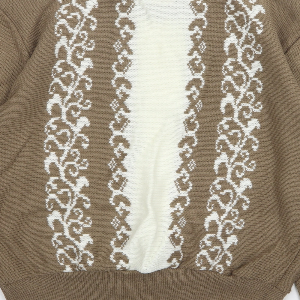 Womens UK Size 12 Compliments Brown Pullover Jumper