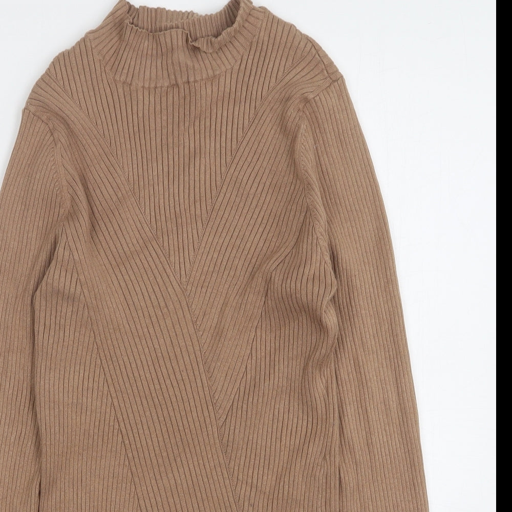 Womens UK Size L H&M Beige Pullover Jumper