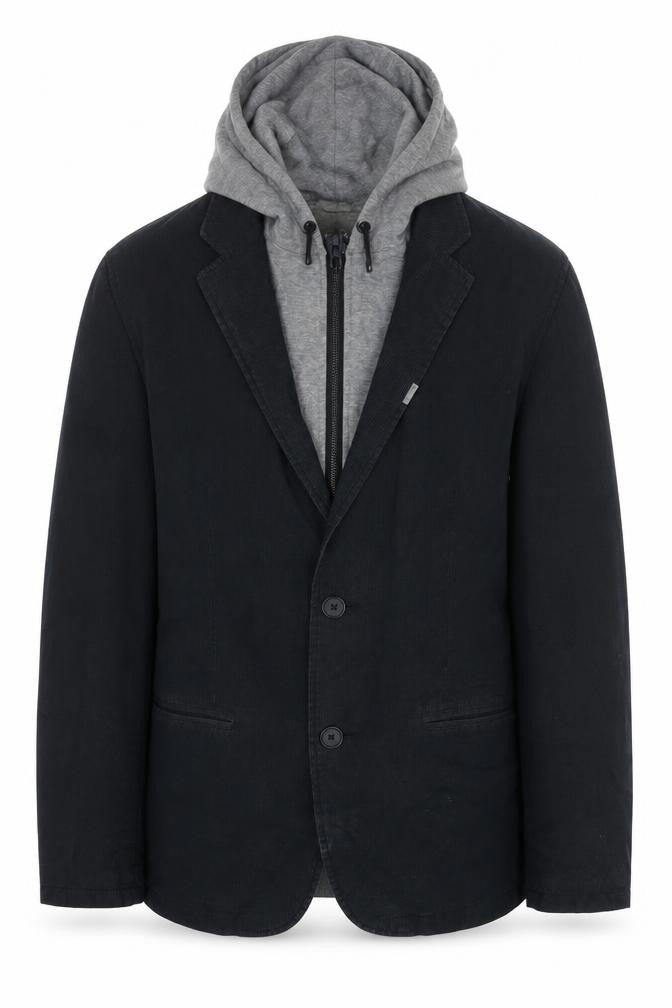 Next Mens Blue Striped  Jacket  Size L