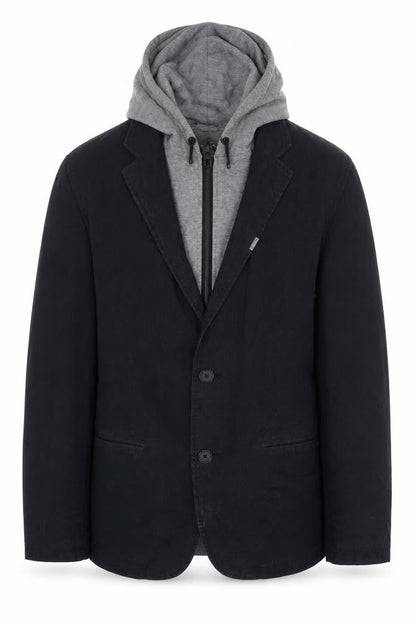 Next Mens Blue Striped  Jacket  Size L
