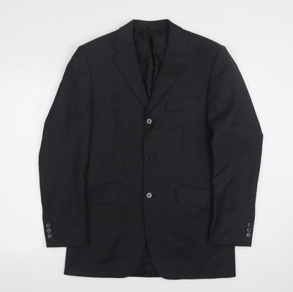 Mens UK Size 46 Burton Regular Grey Suit Jacket