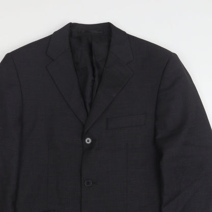 Mens UK Size 46 Burton Regular Grey Suit Jacket