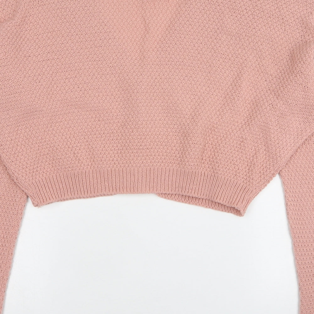 Womens UK Size XL I SAW IT FIRST Pink Cardigan Jumper