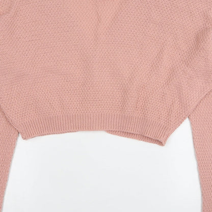 Womens UK Size XL I SAW IT FIRST Pink Cardigan Jumper