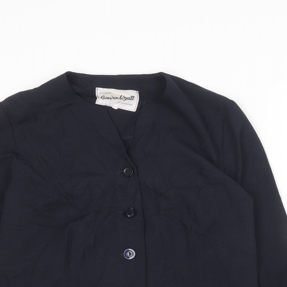 Womens UK Size 10 Gordon Wyatt Blue Jacket
