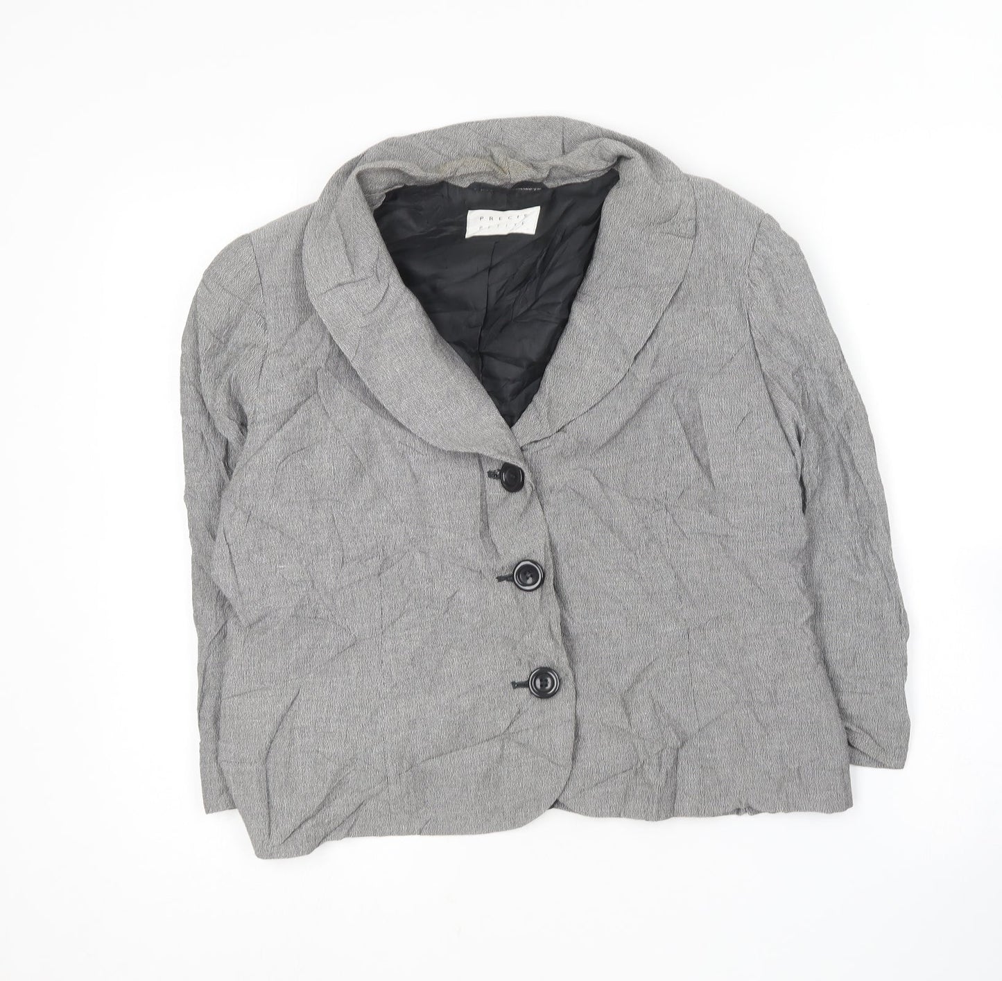 Womens UK Size 14 Precis Grey Jacket