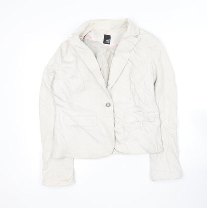 Womens UK Size L Pimkie Ivory Jacket