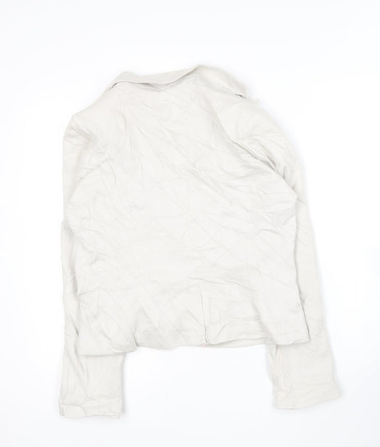 Womens UK Size L Pimkie Ivory Jacket