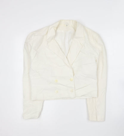 Hamells Womens White   Jacket Blazer Size 12
