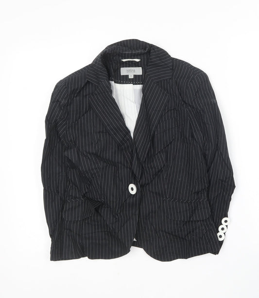 Womens UK Size 10 Marks and Spencer Black Jacket