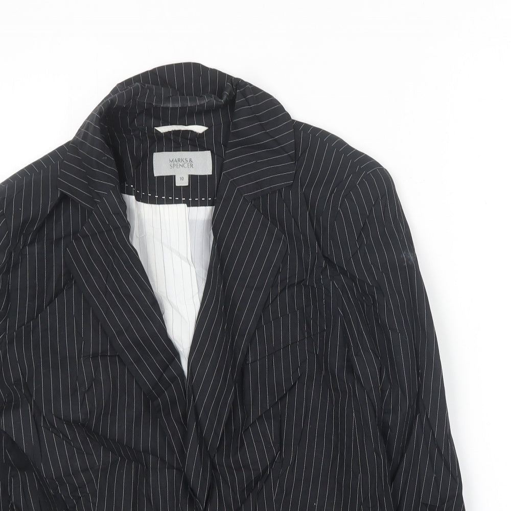 Womens UK Size 10 Marks and Spencer Black Jacket