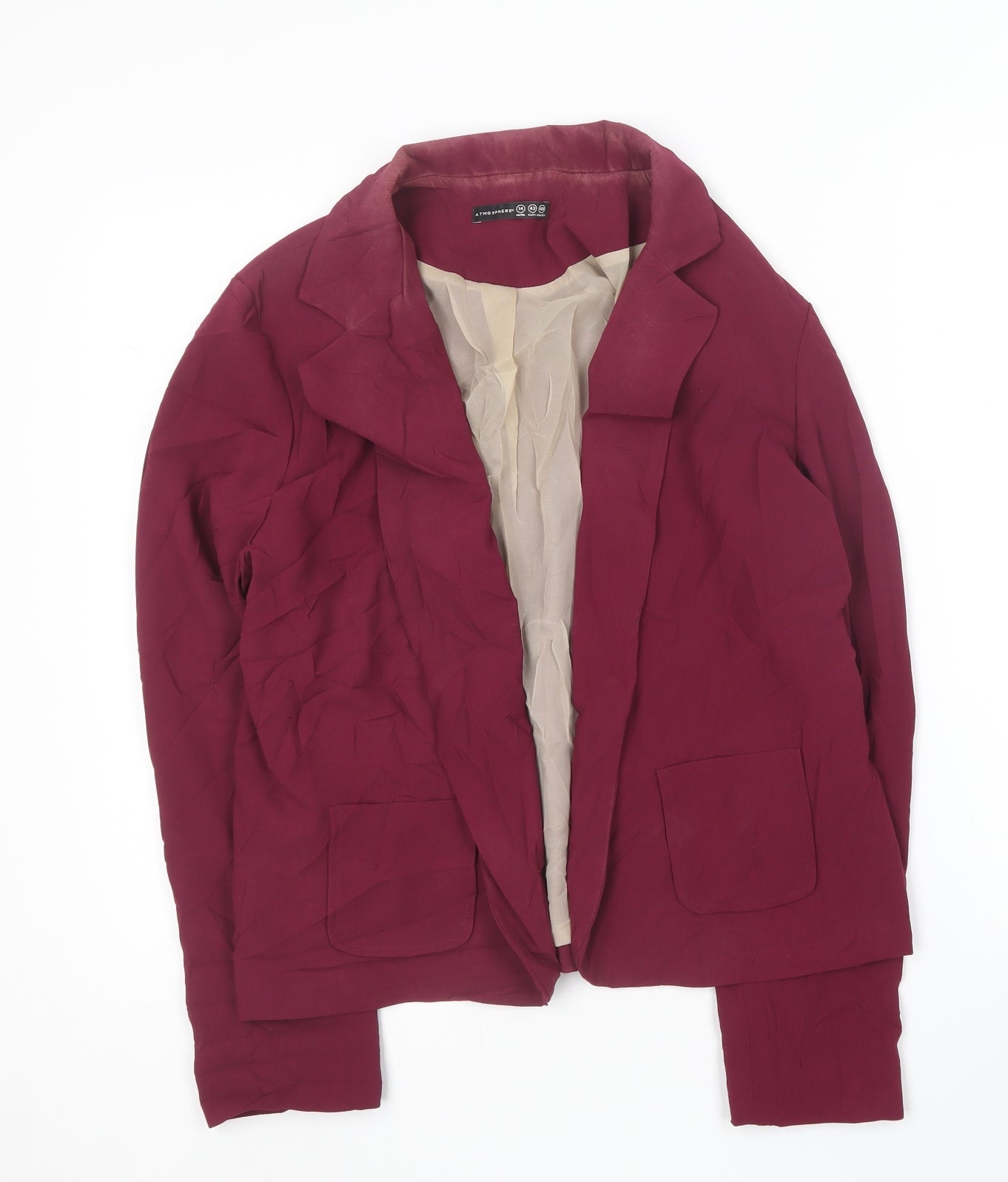 Atmosphere Womens Purple   Jacket Blazer Size 14