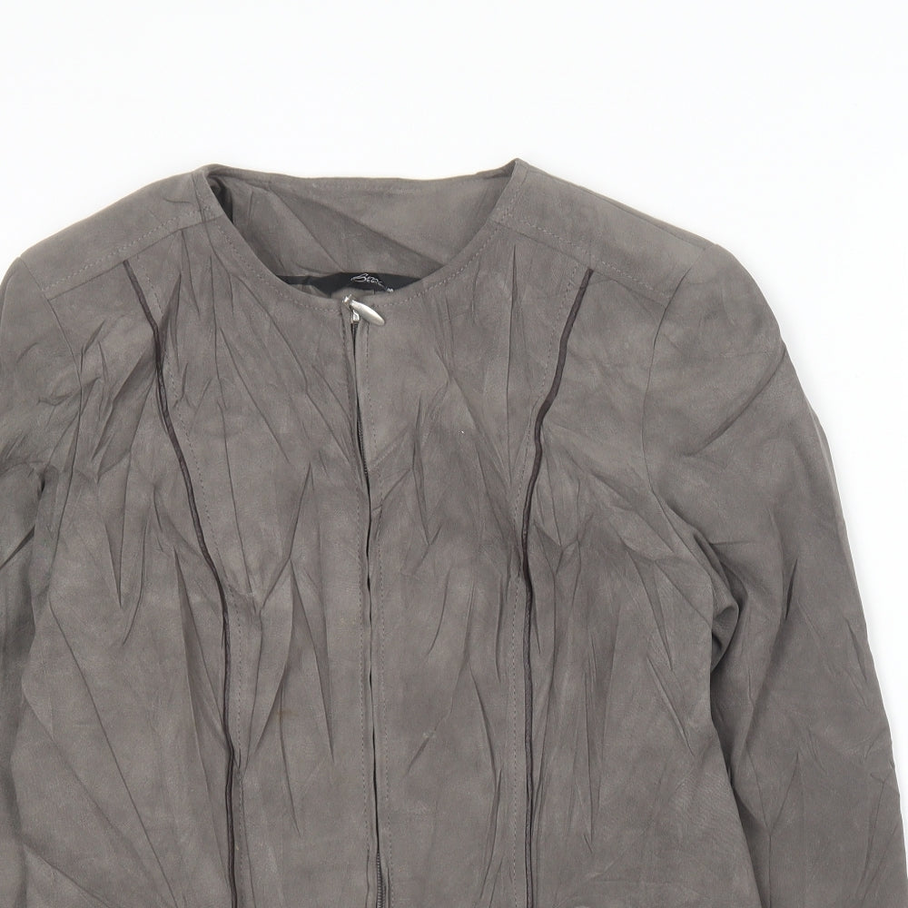 Womens UK Size 10 Bonmarché Grey Jacket