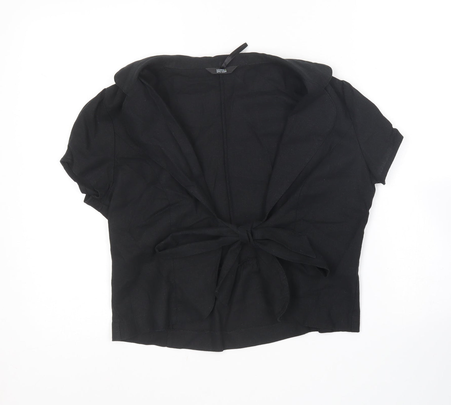 Womens UK Size 10 Marks and Spencer Black Jacket