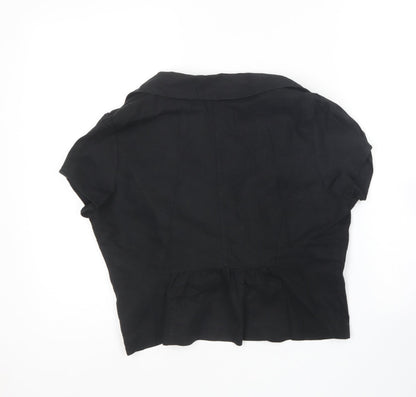 Womens UK Size 10 Marks and Spencer Black Jacket