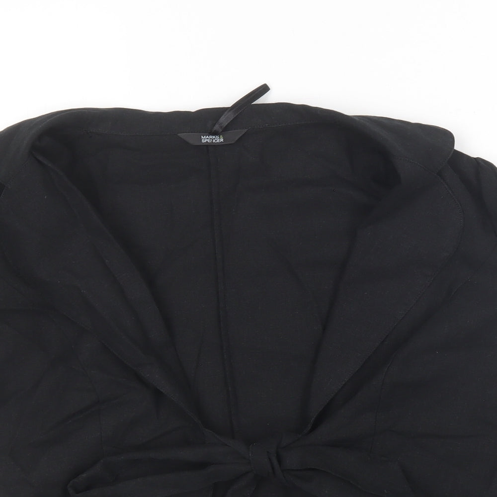 Womens UK Size 10 Marks and Spencer Black Jacket