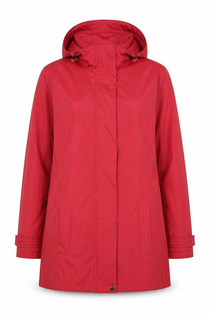 Bonmarché Womens Red Rain Coat Coat Size S