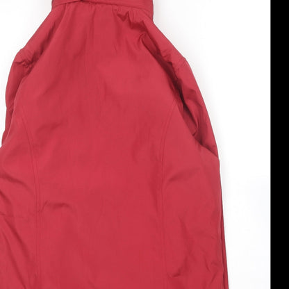 Womens UK Size S Bonmarché Red Rain Coat