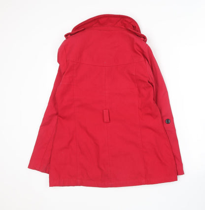 New Look  Womens Red   Overcoat Coat Size 14
