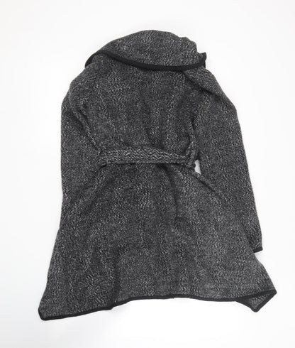 Voulez-Vous Womens Black   Overcoat Coat Size 8
