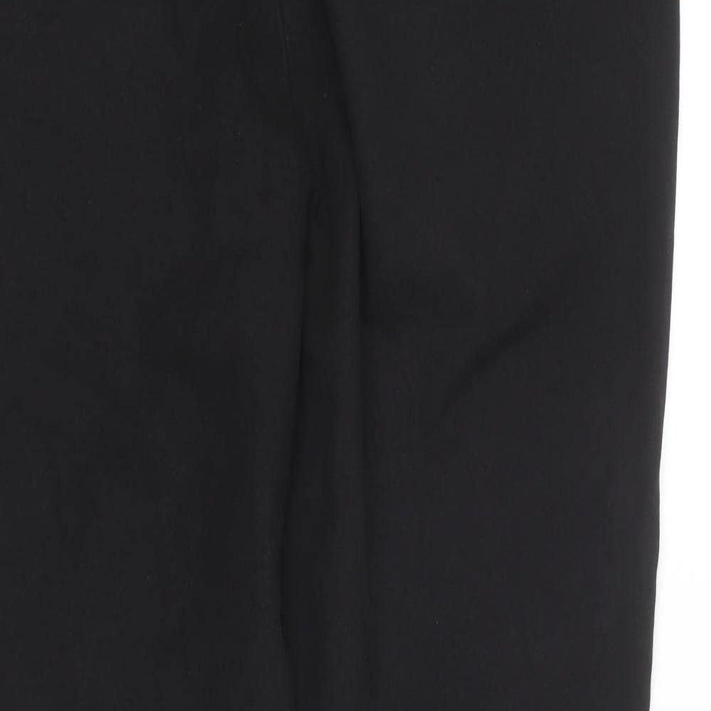 Kley Womens Black  Cotton Trousers  Size 18 L23 in Regular