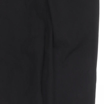 Kley Womens Black  Cotton Trousers  Size 18 L23 in Regular