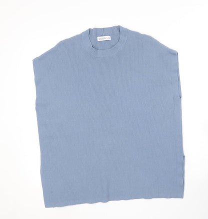 Womens UK Size M Gallery Blue Pullover Jumper