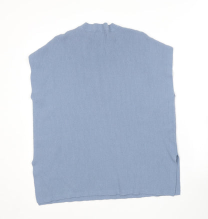Womens UK Size M Gallery Blue Pullover Jumper