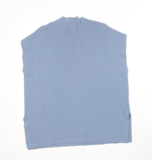 Womens UK Size M Gallery Blue Pullover Jumper