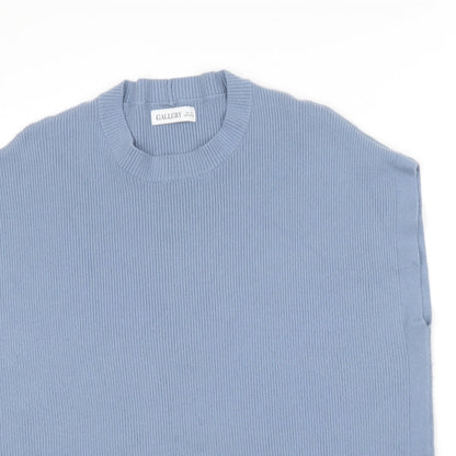 Womens UK Size M Gallery Blue Pullover Jumper