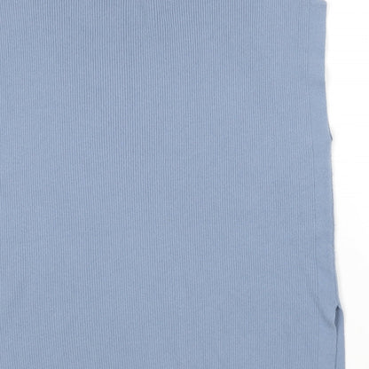 Womens UK Size M Gallery Blue Pullover Jumper