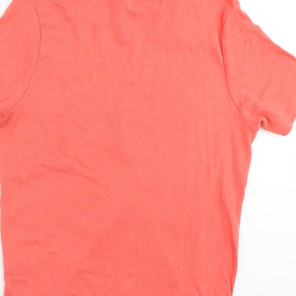 Womens UK Size S Carolyn Taylor Orange Basic T-Shirt