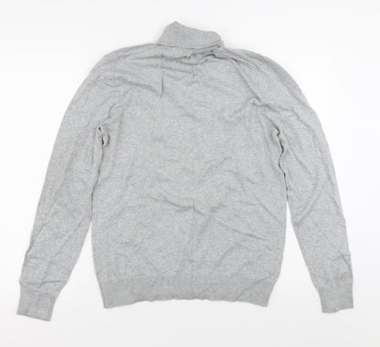 Mens UK Size S Preworn Grey Pullover Sweatshirt