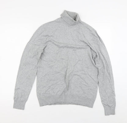 Mens UK Size S Preworn Grey Pullover Sweatshirt