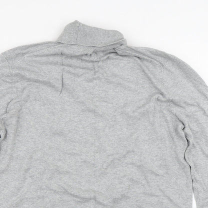 Mens UK Size S Preworn Grey Pullover Sweatshirt