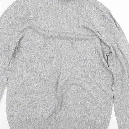 Mens UK Size S Preworn Grey Pullover Sweatshirt