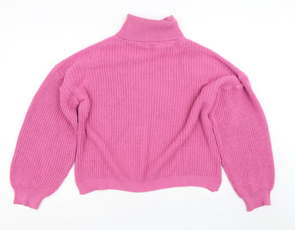 Womens UK Size 10 In the Style Pink Pullover Jumper