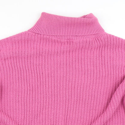 Womens UK Size 10 In the Style Pink Pullover Jumper