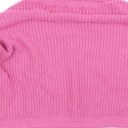Womens UK Size 10 In the Style Pink Pullover Jumper