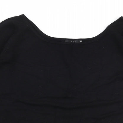 Womens UK Size M Linea Black Pullover Jumper