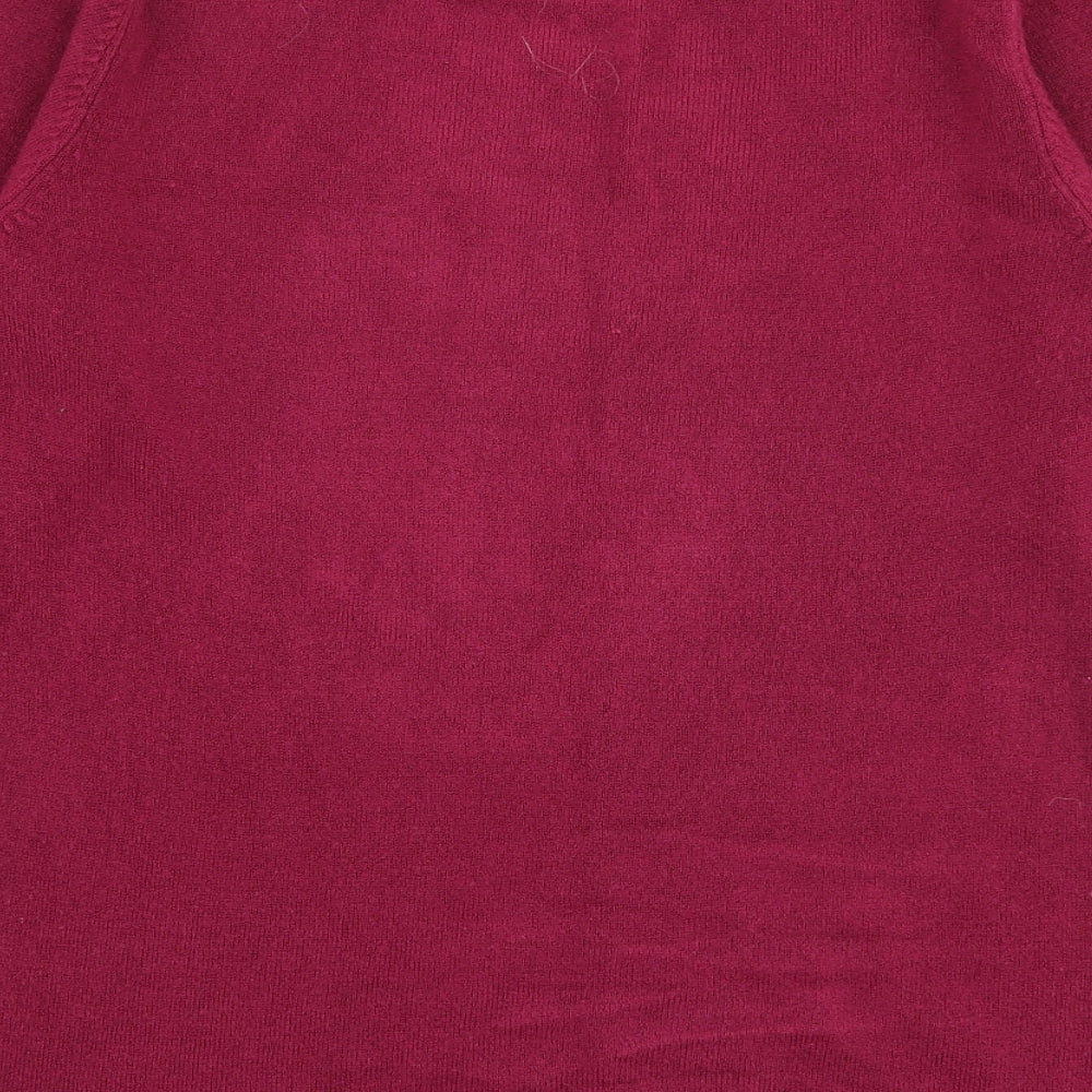 Womens UK Size M Anna Rose Pink Pullover Jumper