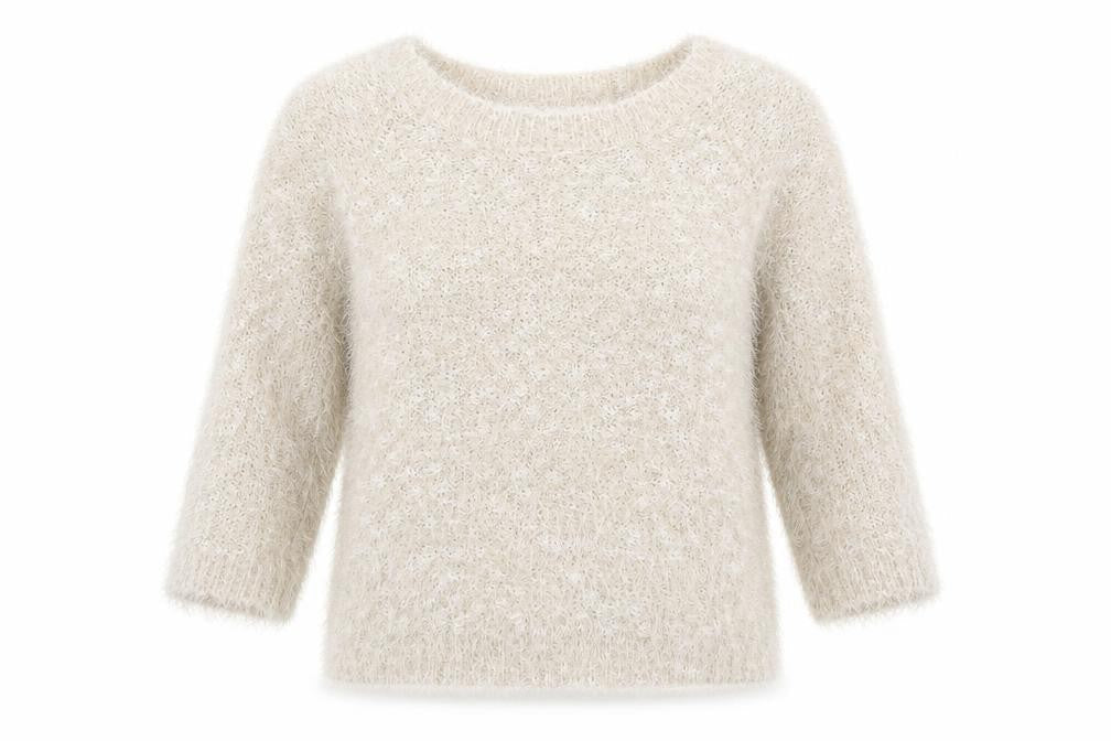 Womens UK Size 12 Debenhams Beige Pullover Jumper