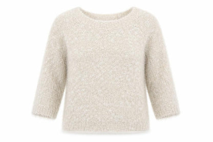 Womens UK Size 12 Debenhams Beige Pullover Jumper