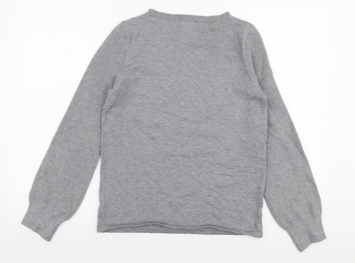 Womens UK Size S Klass Grey Pullover Jumper