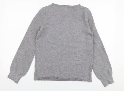 Womens UK Size S Klass Grey Pullover Jumper