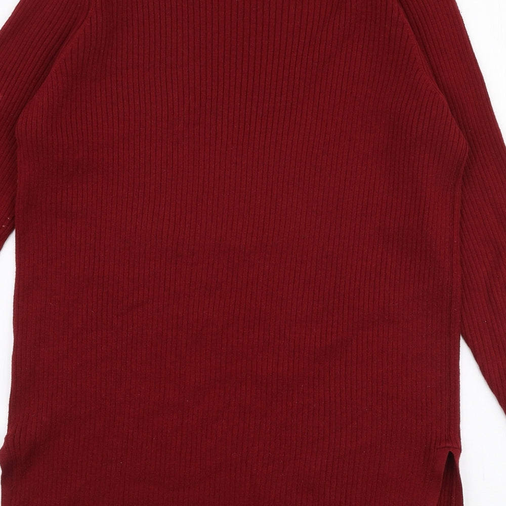 Womens UK Size 12 Dorothy Perkins Red Pullover Jumper