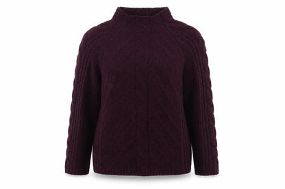Womens UK Size M Marks and Spencer Purple Pullover Jumper