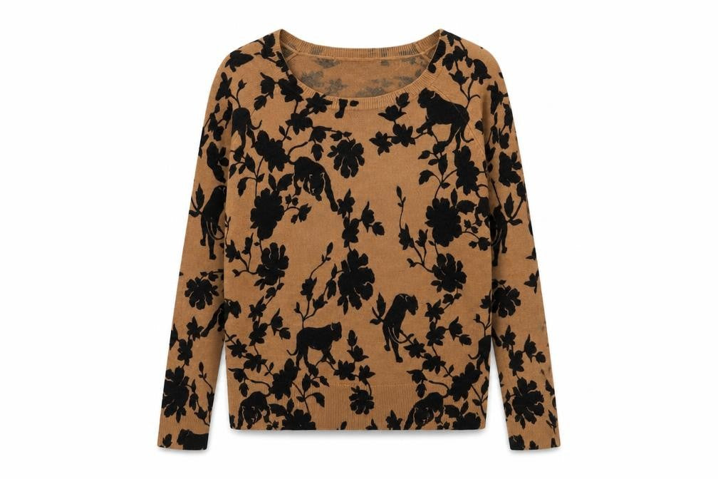 Womens UK Size 6 NEXT Brown Pullover Jumper