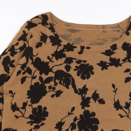Womens UK Size 6 NEXT Brown Pullover Jumper