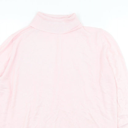 Womens UK Size 10 Marks and Spencer Pink Pullover Jumper